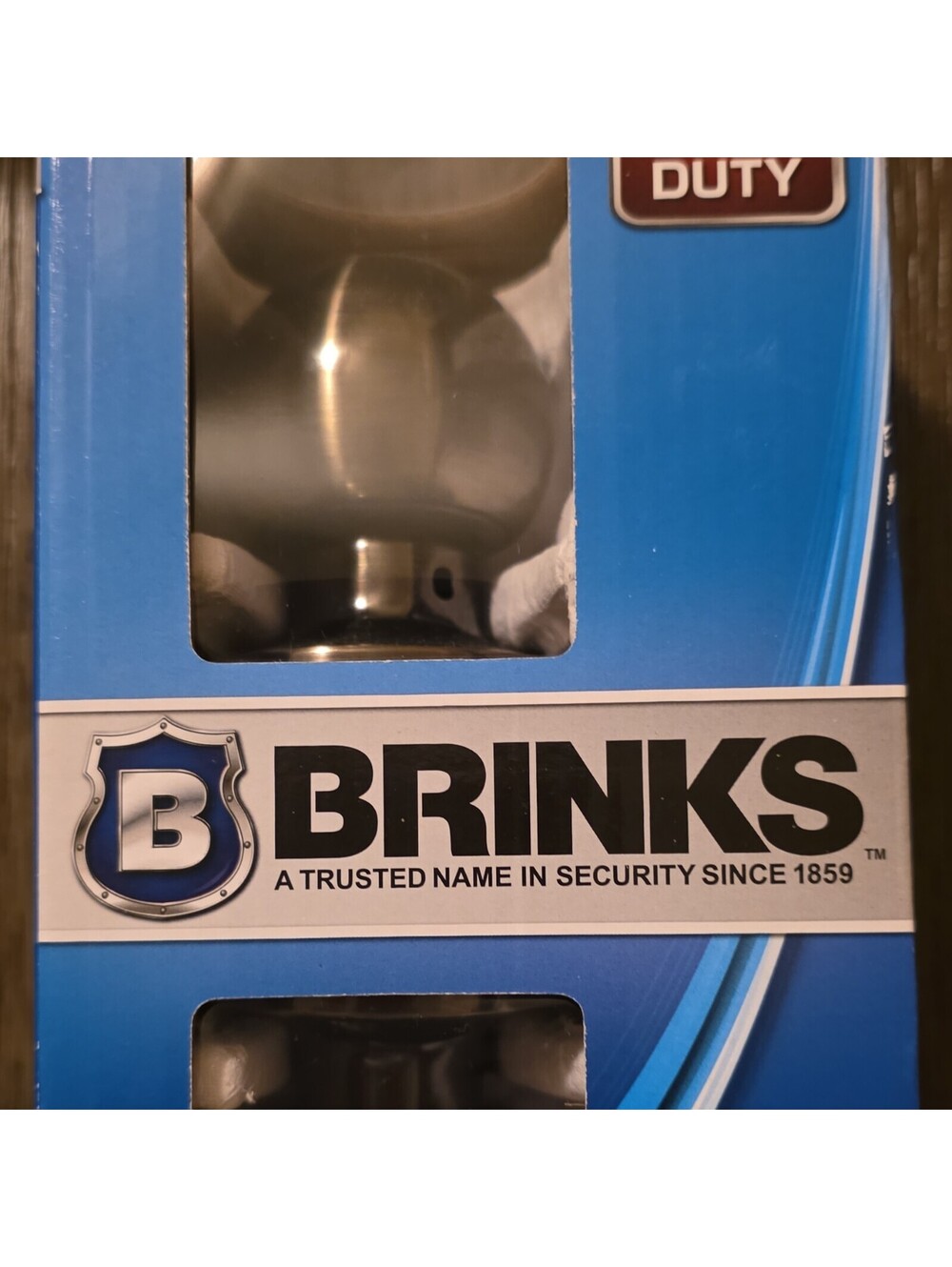 Brinks Round Door Knob Antique Brass Interior/Closet Easy Install